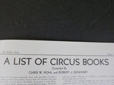 White Tops Circus Magazine 1947 May June Cole Bros Circus Arrives in Dayton