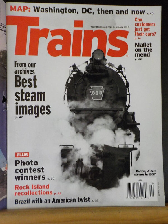 Trains Magazine 2015 October Best Steam Images