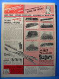 Model Trains 1955 August Details Lamps for station platforms Railroad names