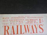 Railways Fully Illustrated 1940 May Vol 1 #5 Locomotive Causerie Modeling sectio