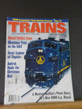 Trains Magazine 1996 December Western RF Photo diary GE 6000 ho diesel B&O Chris