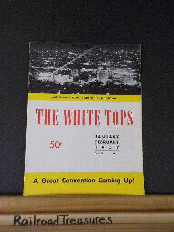 White Tops Circus Magazine 1957 January February Emmett Kelly to Clown with Broo