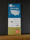 Map Rock Island Lines Map of the United States 1968 June