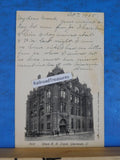 Postcard Union Railroad Depot Cincinnati OH Card #869 Postmark 1905