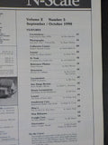 N Scale Magazine 1990 September October Freight Cars Shays Desert