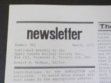 Upper Canada Railway Society Newsletter #302 March 1971 Snowplows