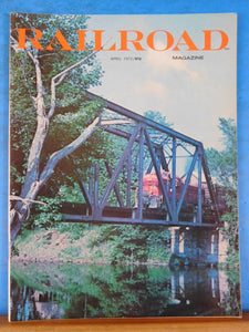 Railroad Magazine 1972 April Highballing the Pennsylvania Special France steam l