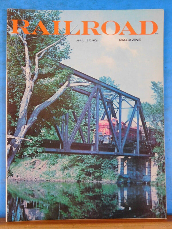 Railroad Magazine 1972 April Highballing the Pennsylvania Special France steam l