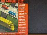 HO Cutout City Railroad Model Craftsman Full color buildings for road and rail