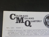 Colorado Midland Quarterly #14 1984 May Two Mammoth Road Machines