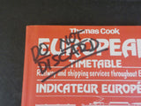 Thomas Cook European Timetable 1990 Summer Rail Services May 27-June 30 1990