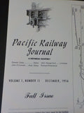Pacific Railway Journal Vol 1 #11 December 1956 San Francisco & Alameda RR