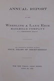 Wheeling & Lake Erie Railroad Company 1912 Annual Report Soft Cover