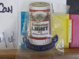 Jaycees Illinois Budweiser Light Beer Can On Dk Blue Ribbon  1982