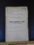 Chicago Burlington & Quincy Railroad Company Annual Report 1907 MAP