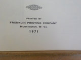 Centennial History of Huntington West Virginia 1871-1971 Soft Cover  SIGNED