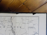 Map Reading Company System 1951 Folded fragile