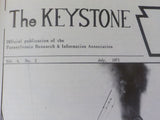 Keystone PRR T&HS Magazine 1971 March thru December 4 Combined Issues