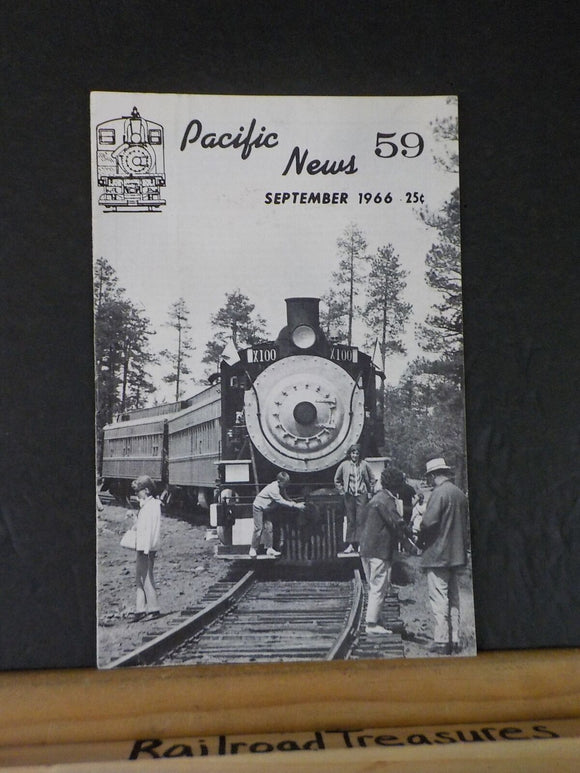 Pacific News #59 1966 September Portsmouth Tunnel RR Pickering Lumber WP