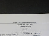 Kansas City Terminal Railway Company Annual Report 1982 73rd   stapled