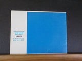 Chesapeake and Ohio Railway Financial Summary 1960 & Supplement C&O Equipment mi