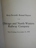 Chicago and North Western Railway Company Annual Report 1926