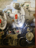 Oil on canvas K4s Pennsylvania Steam Locomotives PRR Don Antes
