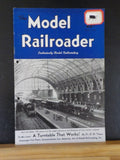 Model Railroader Magazine 1944 July Turntable that works    3 hole punched