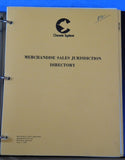 C&O B&O Railroad Telephone Binder 1973 3 Ring Binder Merchandise manual