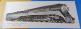 Print Daylight Type Passenger Engine #4450 GS4 by Alvin F. Staufer SIGNED