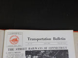 Transportation Bulletin 1957 #40-47 Hard Cover Street Railways of Connecticut