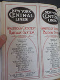New York Central Lines Timetable Book East bound Folders Vol 1 1909 1 1909-12 No