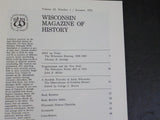 Wisconsin Magazine of History Vol 62 #1 1978 Autumn Progressivism and the New De