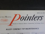 EMD Pointers 1965 September 22 Alloy contact tip maintenance