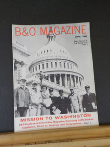 Baltimore & Ohio Employee Magazine 1961 June Mission to Washington B&O
