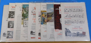 Ads Western Pacific RR California Zephyr #8 Advertisements from various magazine