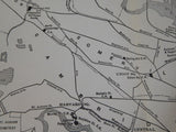 Map Boston Elevated Railway Co. 1910  Approx 20.5 X 16 inches