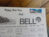 Bell, The 1971-1975 Bell Laboratories Model Railroad Club News Lot of 59 issues