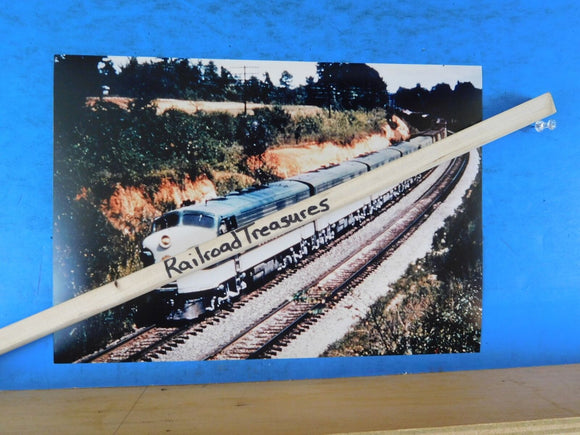 Photo Southern Railroad Locomotive #4257 8 X 11.5 Color Near Atlanta GA 1956