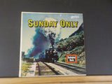 Vinyl Sunday Only Burlington Route steam locomotives 33.3 RPM