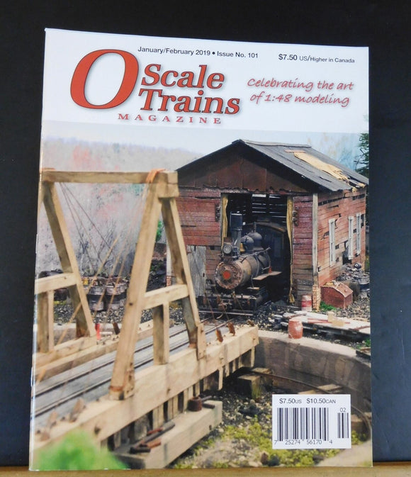O Scale Trains #101 1:48 modeling bUILD A VINTAGE gLOOR CRAFT prr n6B cABIN CAR