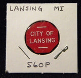 Token MI Lansing 560P City Of Lansing Red