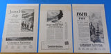 Ads Canadian National Ry Lot #5 Advertisements from Various Magazines (10)