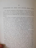 Notes on Lead and Copper Smelting by Hiram Hixon 1908 Hard Cover