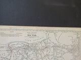 Handy Railroad Atlas 1944 Rand McNally Soft Cover   Staples have been removed
