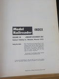 Model Railroader Magazine Bound Volume 39 January-December 1972