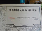Baltimore & Ohio Railroad Company Annual Report 1917 92nd   MAP