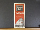 Burlington Route Public Timetable 1946 April-May