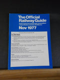 Official Railway Guide 1977 November North American passenger travel edition