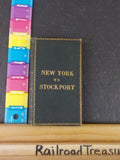 New York and Erie Railroad Rates of Fare 1857? NY to Stockport, Hancock- Dunkirk